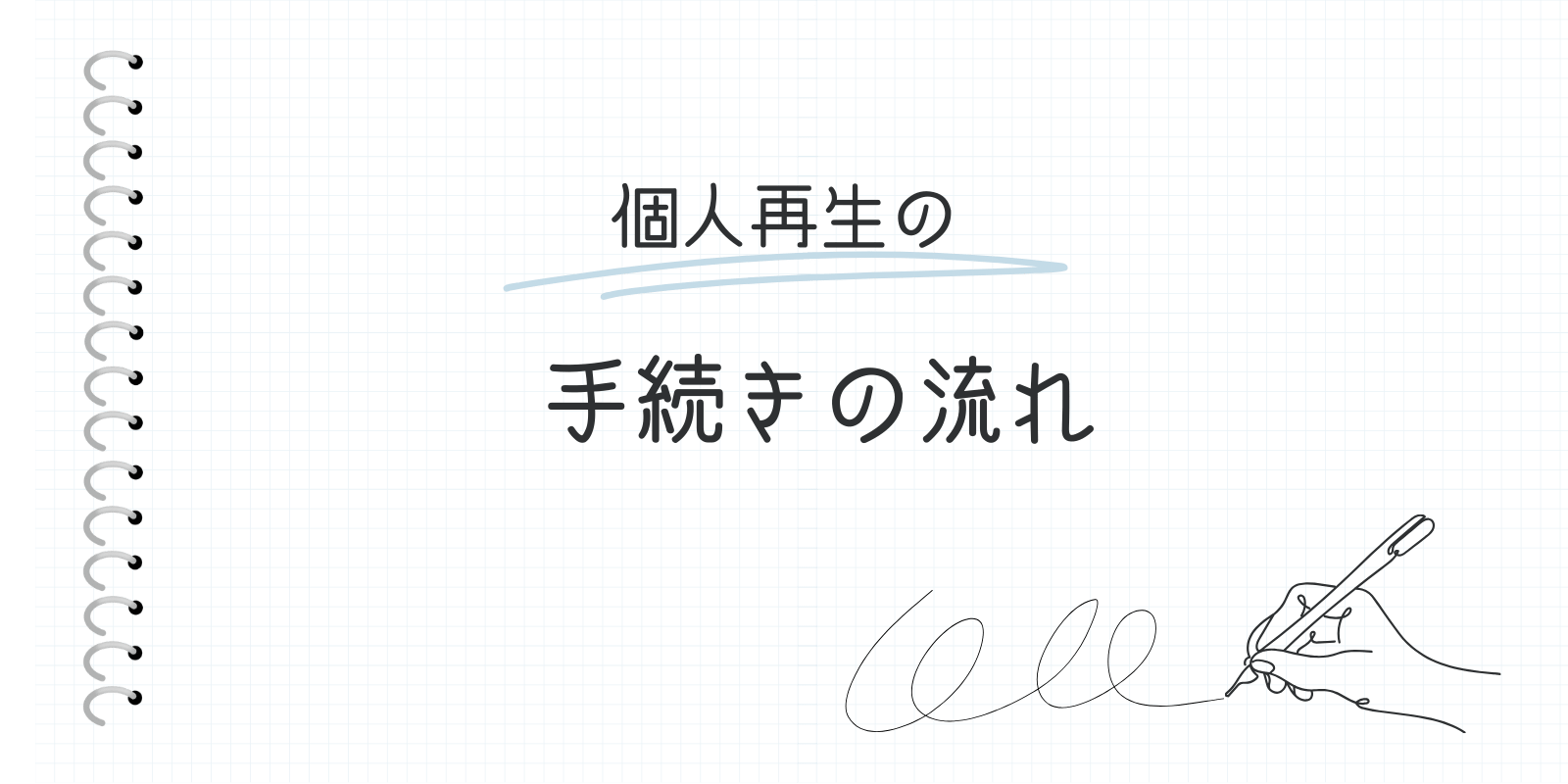 個人再生の手続きの流れ